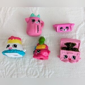 Lot Of 5 Mini Shopkins Random Figures Mix Seasons